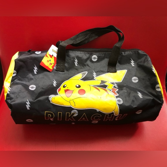 Pokémon Pikachu Travel Duffle Bag - Picture 1 of 10